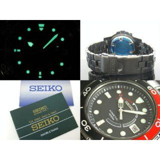 Seiko Men's SKA389 Kinetic Black Ion Watch Seiko Watches
