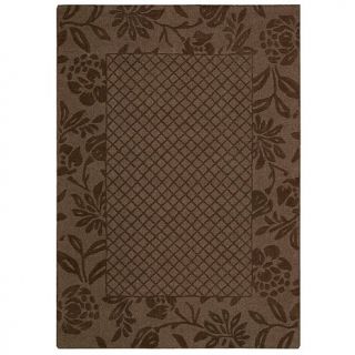 Andrea Stark Tufted 100% Wool Chocolate Rug 3ftx 5ft