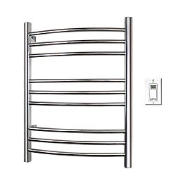 Riviera Hard Wire Brushed Stainless Towel Warmer