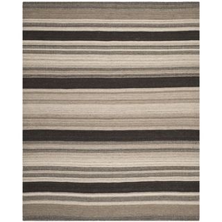 Safavieh Hand woven Moroccan Dhurrie Natural Wool Rug (6 X 9)