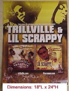 TRILLVILLE & LIL SCRAPPY 18"x24" Poster 2 Sided  Prints  