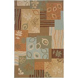 Orleans Floral Multicolor Rectangle Rug (5 X 79)