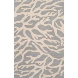 Somerset Bay Hand tufted Bacelot Bay Casual Grey Beach inspired Wool Rug (5 X 8)