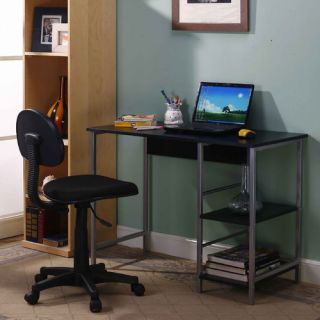 Student Writing Desk with Side Shelf