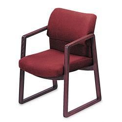 Hon 2400 Series Red Guest Arm Chair