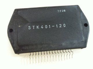 STK401 120 2 Channel 80+80W AF Power Amplifier LOT OF 2 + Heat Sink Compound ORIGINAL NEW SANYO Electronics