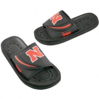 Nebraska Cornhuskers Slide Sandals  Sports Fan Sandals  Sports & Outdoors