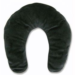 Soothera Black Furry Plush Neck Wrap