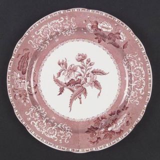 Spode Camilla Red (Earthen,Old,Red Stamp) Dinner Plate, Fine China Dinnerware  