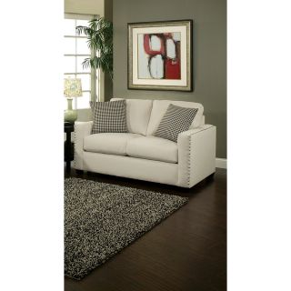 Furniture Of America Neveah Ivory Contemporary Loveseat