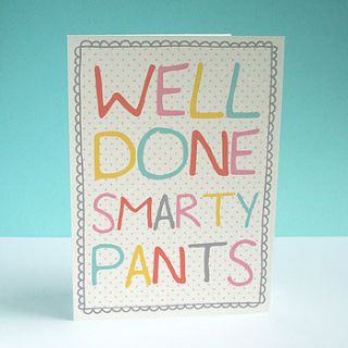 'well done' exams and graduation card by sarah catherine designs