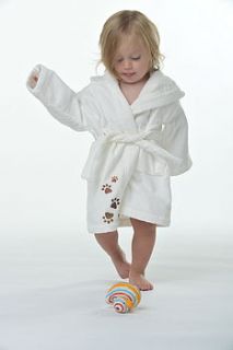 my munchkin toddlers' organic bathrobe by organic towels