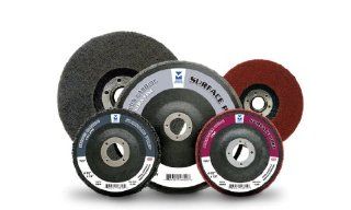Mercer Abrasives 396HMRN 10 Aluminum Oxide Surface Prep Wheel 4 1/2 Inch by 5/8 Inch   11, Maroon, Fine Grade, 10 Pack   Power Disc Sanders  