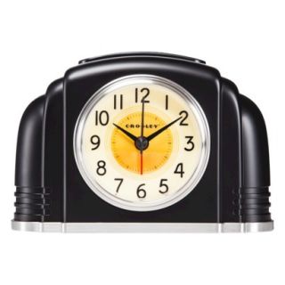 Crosley Bakelite Alarm Clock   Silver