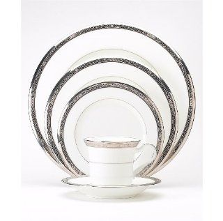 Noritake Chatelaine Platinum Saucer Coffee Cup Saucers Kitchen & Dining