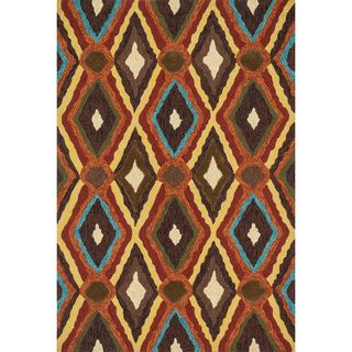 Portia Hand hooked Brown Rug (5 X 76)