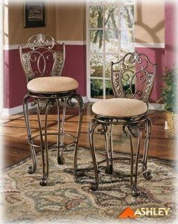 Ashley Opulence II 24" Swivel Barstools D396 124 CLEARANCE Price for two barsto   Step Stools