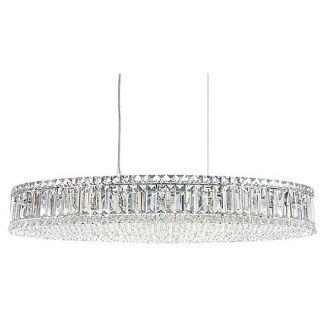 Crystal Pendant Lamp With Chrome Finish