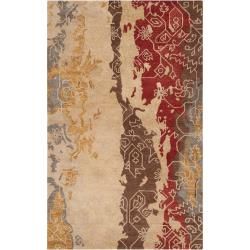 Hand tufted Rancick Abstract Pattern Wool Rug (9 X 13)