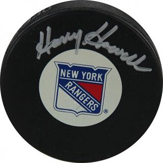 Steiner Sports Harry Howell Autographed New York Rangers Puck