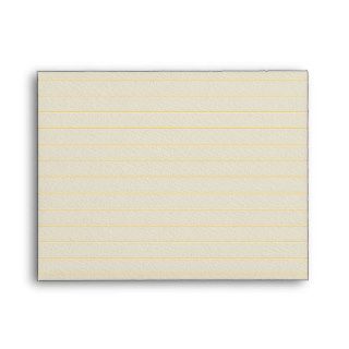 Personalized Lined Envelope Multi width Ruled 4
