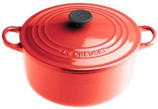 Le Creuset Enameled Cast Iron 13 1/4 Quart Round French Oven, Red Kitchen & Dining