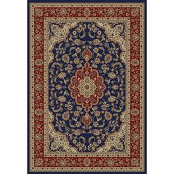 Medallion Traditional Navy Area Rug (7 10 X 9 10)