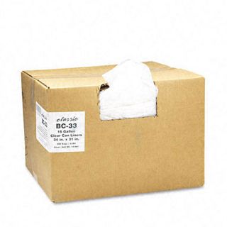 Classic 16 gallon Low density Can Liners (case Of 500)
