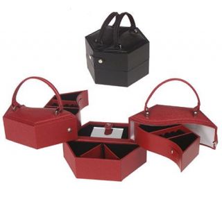 Multiple Compartment Travel Jewelry Box —