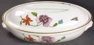 Royal Worcester Astley (Oven To Table) 1 Quart Oval Covered Casserole, Fine Chin