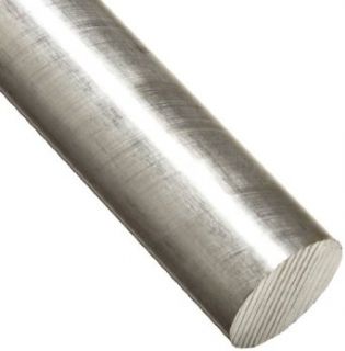 6061 Aluminum Round Rod, Unpolished (Mill) Finish, T651 Temper, ASTM B211/AMS QQ A 225, 1 1/4" Diameter, 36" Length Aluminum Metal Raw Materials