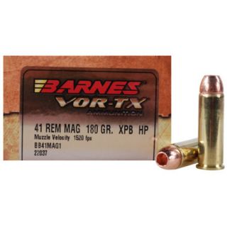 Barnes VOR TX Ammunition .41 Rem Mag 180 Gr. XPB 717312