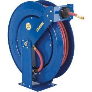 Coxreels Truck Series Hose Reel with EZ-Coil — 8 3/4in. x 21 13/16in. x 19 5/8in., 3/8in. x 50ft. Hose, Model# EZ-TSH-350  Air Hoses   Reels
