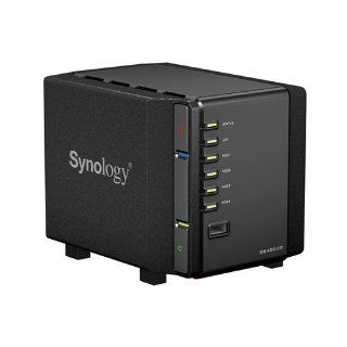 Synology Disk Station 4 Bay (Diskless) 2.5 Inch HDD Network Attached Storage DS409Slim (Black) Electronics