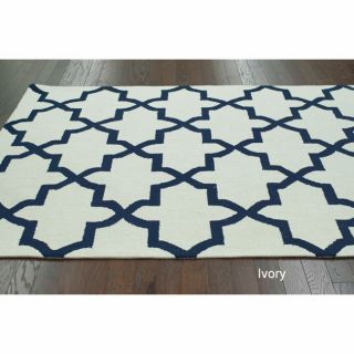 Nuloom Handmade Alexa Moroccan Trellis Wool Area Rug (6 X 9)