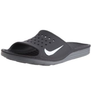 Nike Solarsoft Slide Black/White Mens Sandals Shoes