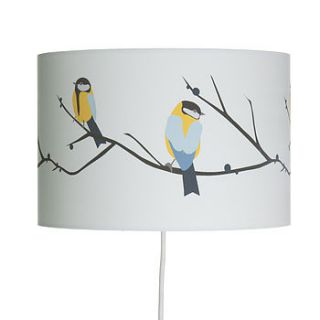 juneberry and bird lampshade by lorna syson