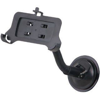Daffodil IPC405 Windshield Car Mount for Apple iPhone 4/4S   360˚ Rotatable Holder   Easily Removable Suction Cup and Flexible Neck Cell Phones & Accessories