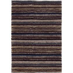 Handwoven Delinq Polyester Shag Rug (5 X 76)