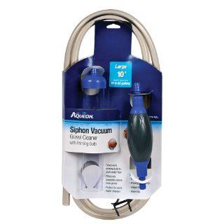 Aqueon 06232 Siphon Vacuum Aquarium Gravel Cleaner with Bulb, 10 Inch 