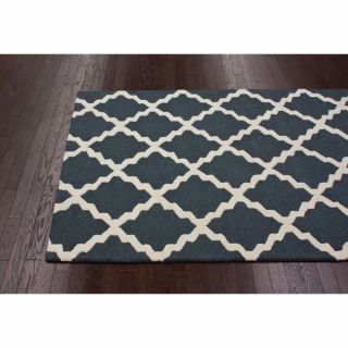 Nuloom Hand hooked Alexa Moroccan Trellis Wool Rug (6 X 9)