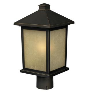 Holbrook Oil rubbed Bronze Lighting Fixture With Glass Shade