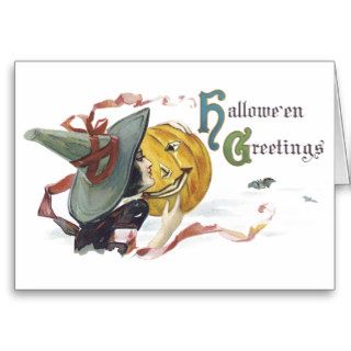 Vintage Halloween Greeting Card