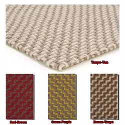 Handwoven Mandara Geometric Pattern Wool Rug (5 X 76)