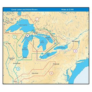 C MAP NT+ Wide Map Great Lakes Superior/Huron 92838