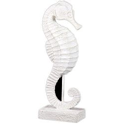 Resin Seahorse White