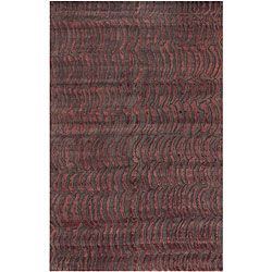 Julie Cohn Hand knotted Tan Abstract Design Wool Rug (2 6 X 10)