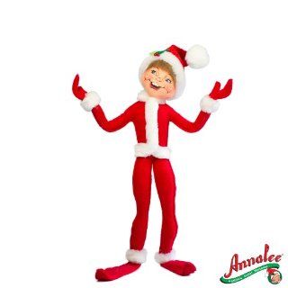 14" Cozy Christmas Elf by Annalee   Collectible Figurines