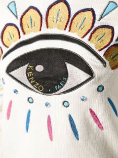 Kenzo Embroidered Eye Ribbed Sweater