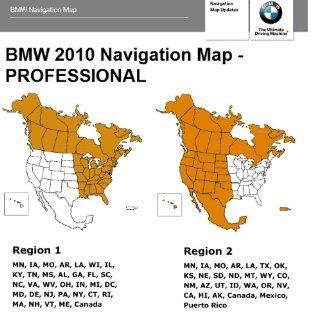 BMW 2010 Navigation DVD "PROFESSIONAL VERSION" Nav Disc North America NEWEST RELEASE  In Dash Vehicle Gps Units 